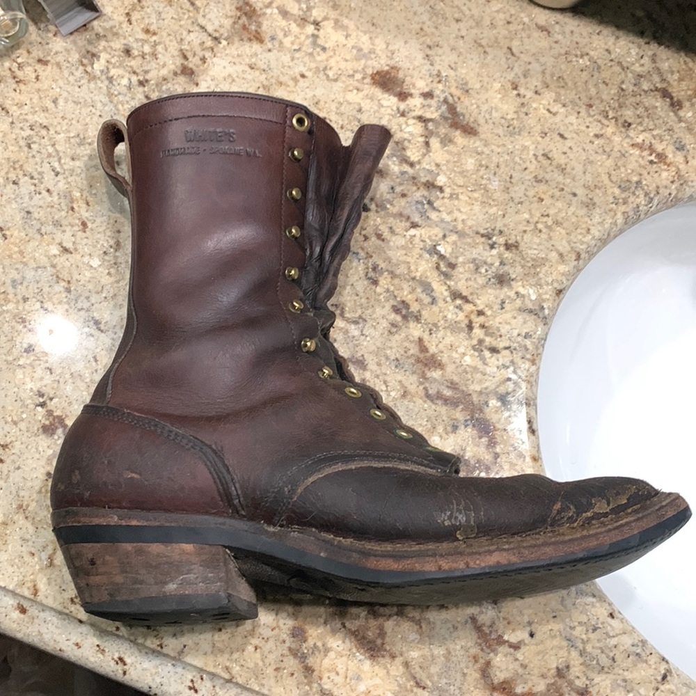 Vintage White’s Packer boots, size 10.5c(narrow)